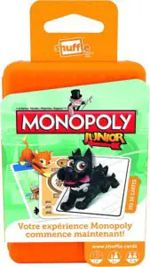 Vue de face du Monopoly Deal Junior