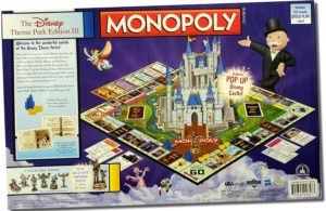 Dos du Monopoly Disney Theme Park Edition III