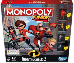 Coffret du Monopoly Junior Les Indestuctibles 2