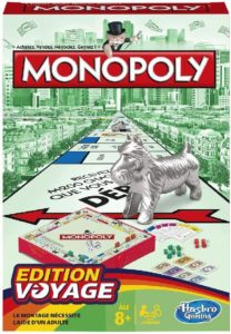 Vue de face du Monopoly Voyage