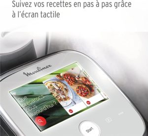 Tableau de commande du Moulinex i-Companion Touch XL HF934510