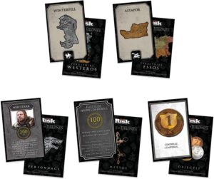 Cartes du jeu Risk Game of Thrones Edition Collector