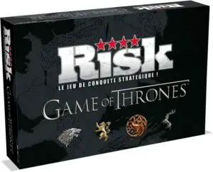 Vue de profil du jeu Risk Game of Thrones Edition Collector