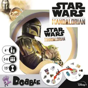 Vue de face du Dobble Star Wars The Mandalorian
