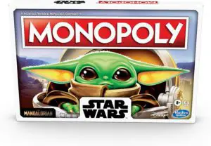 Vue de face du Monopoly Star Wars L’Enfant