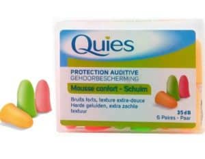 Vue d'ensemble du Quies Soft foam ear protection plugs 35dB