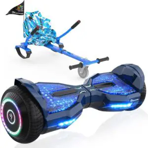 Un hoverboard avec go kart