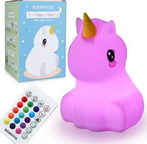 Veilleuse licorne rechargeable