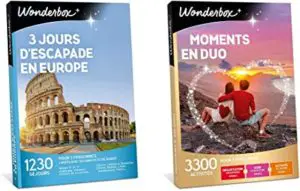 Une Wonderbox – 3 jours d’escapade en Europe