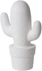 Une lampe de table cactus